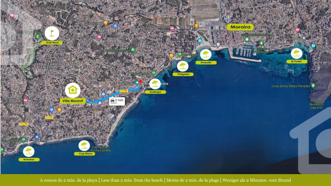 Solhabitat Moraira Moravit Villa Ngoại thất bức ảnh